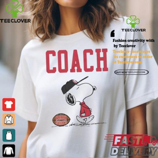 Official Snoopy Peanuts x Ohio State World Famous Football Coach t shirt