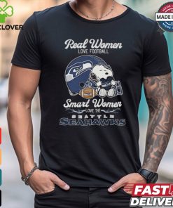 Official Snoopy Seattle Seahawks Real Women Love Football Love Seahawks Shirt