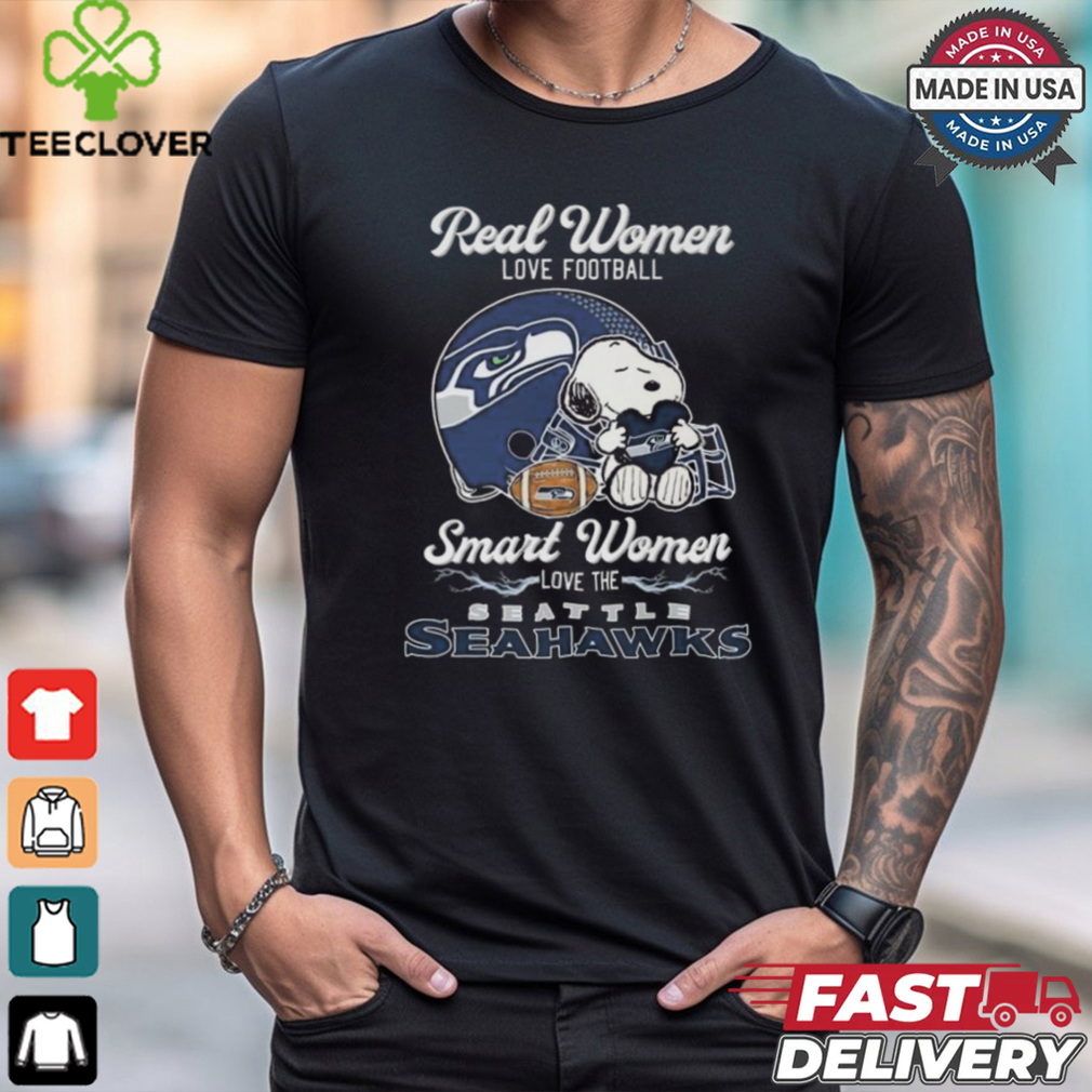 Official Snoopy Seattle Seahawks Real Women Love Football Love Seahawks Shirt Official Snoopy Seattle Seahawks Real Women Love Football Love Seahawks Shirt
