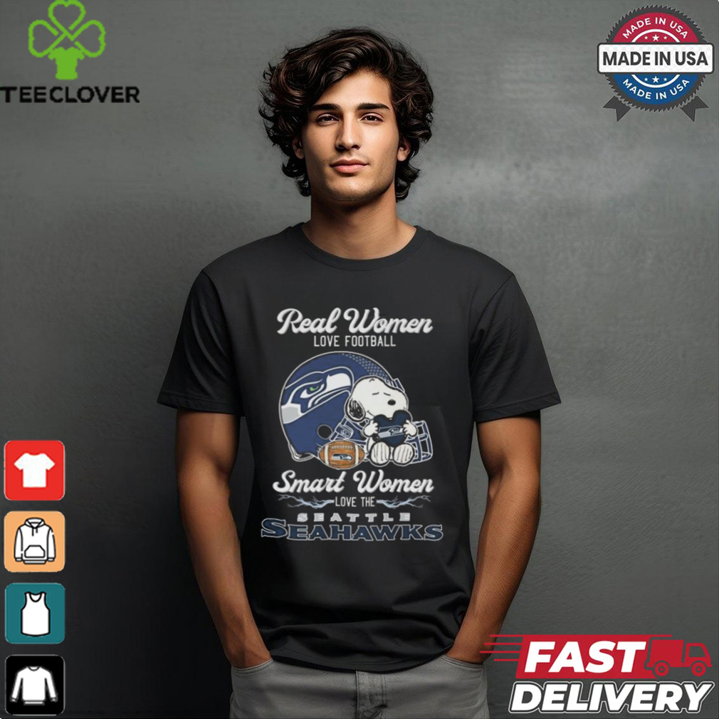 Official Snoopy Seattle Seahawks Real Women Love Football Love Seahawks Shirt Official Snoopy Seattle Seahawks Real Women Love Football Love Seahawks Shirt