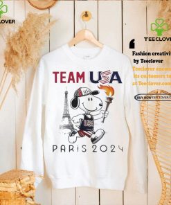 Official Snoopy Team USA Olympic Paris 2024 T Shirt 2 Official Snoopy Team USA Olympic Paris 2024 T Shirt