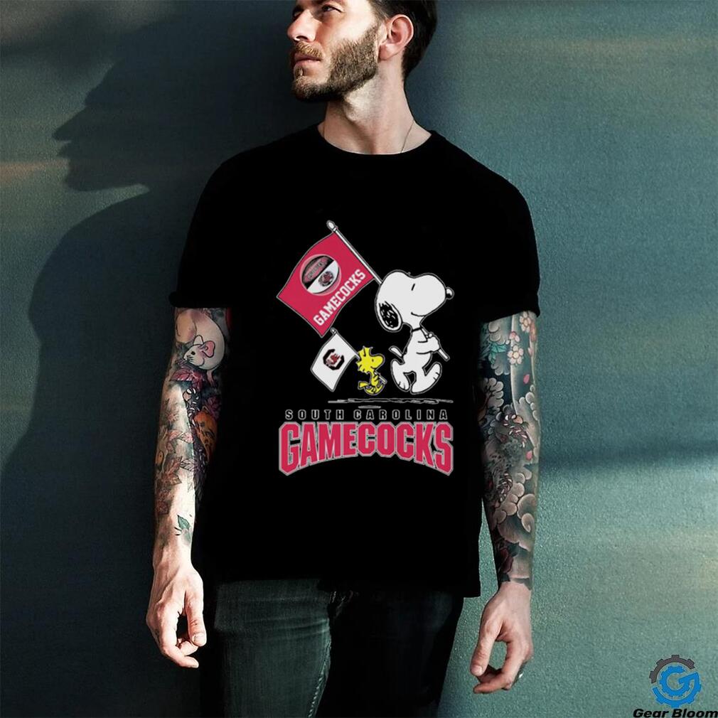 Official Snoopy and Woodstock abbey road South Carolina Gamecocks shirt Official Snoopy and Woodstock abbey road South Carolina Gamecocks shirt