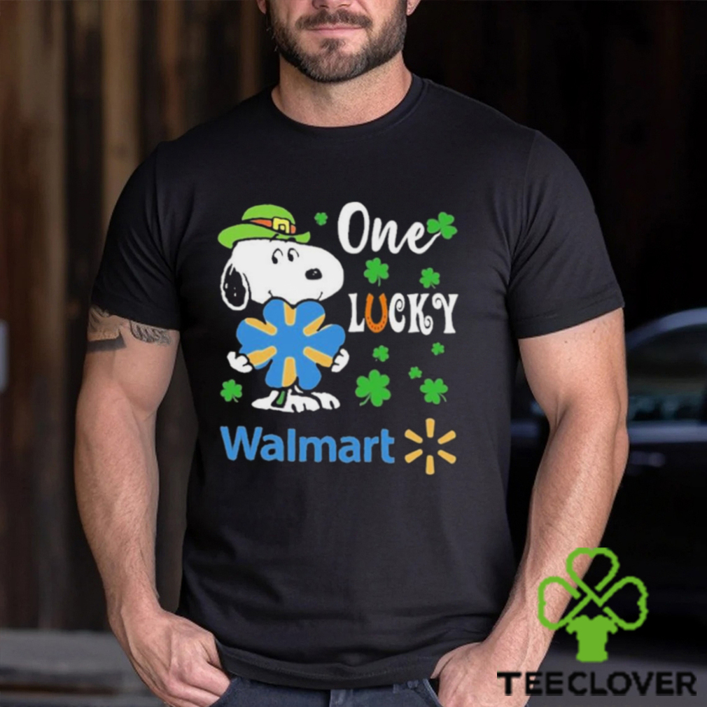 Official Snoopy one Lucky Walmart Shirt Official Snoopy one Lucky Walmart Shirt