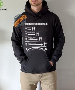 Official Social Distancing Rules Covid 19 Preachy Vegans Randomly Toxic Friends Religious Fanatics Flat Earthers Shirt