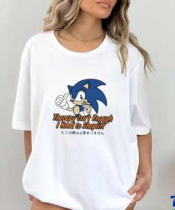 Official Sonic Therapy Isn’t Enough I Need To Shoplift T Shirt