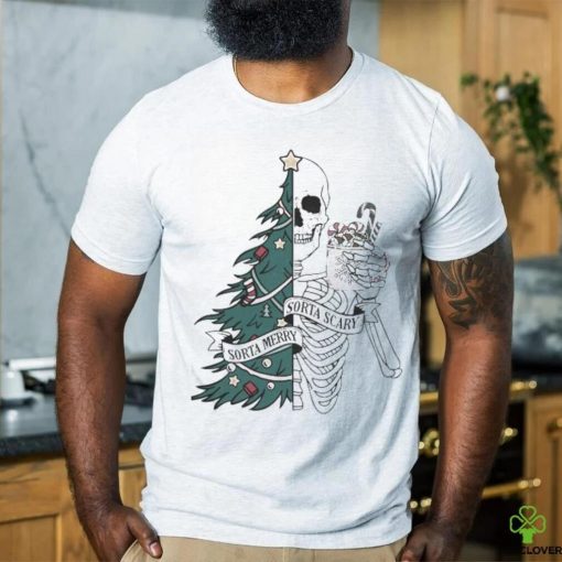 Official Sorta Merry Sorta Scary Tree Christmas Sweathoodie, sweater, longsleeve, shirt v-neck, t-shirt