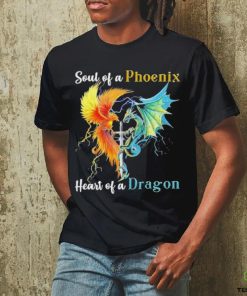 Official Soul Of A Phoenix Heart Of A Dragon Shirt