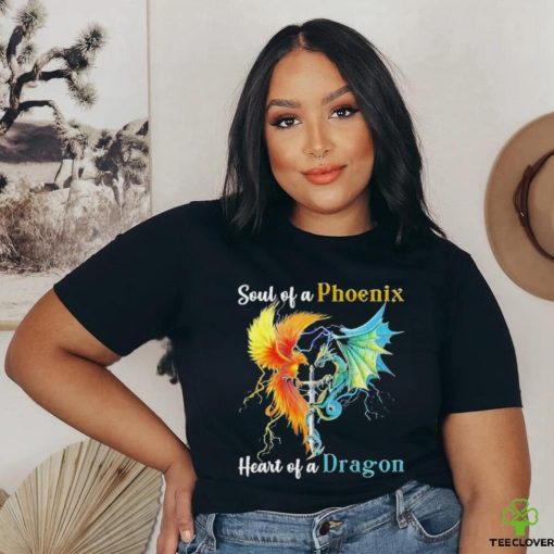 Official Soul Of A Phoenix Heart Of A Dragon Shirt