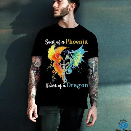 Official Soul Of A Phoenix Heart Of A Dragon Shirt