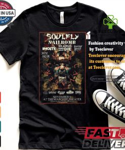 Official Soulfly Nailbomb Go Ahead And Die Incite, At The Marquee Theater, Show November 9 Poster Shirt