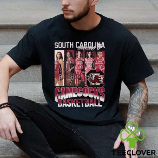 Official South Carolina Gamecocks 2024 Women’s Basketball Starting 5 Shirt