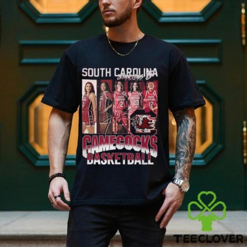 Official South Carolina Gamecocks 2024 Women’s Basketball Starting 5 Shirt