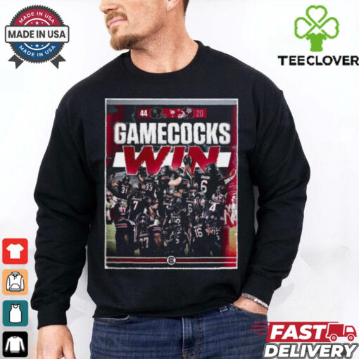 Official South Carolina Gamecocks 44 20 Win Texas A&M Football 2024 Game Final Score Shirt