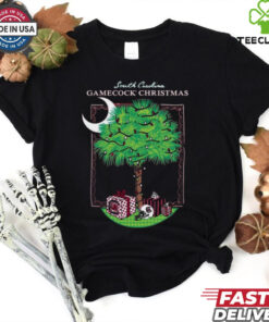 Official South Carolina Gamecocks Garnet Christmas 2024 t shirt
