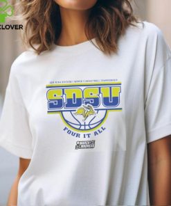 Official South Dakota State Jackrabbits Women’S Basketball Four It All 2024 Ncaa March Madness Shirt