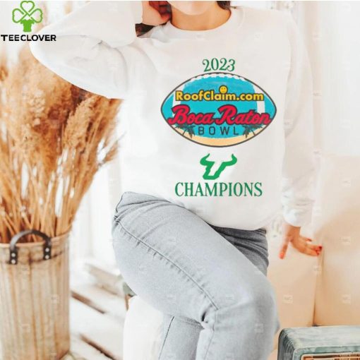 Official South Florida Bulls 2023 Roofclaim Boca Raton Bowl Champions Shirt