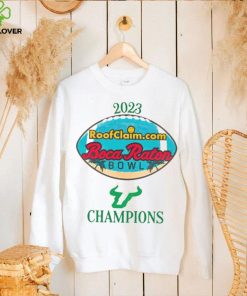 Official South Florida Bulls 2023 Roofclaim Boca Raton Bowl Champions Shirt