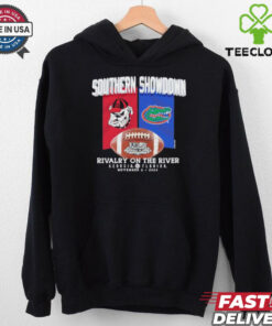 Official Southern Showdown Rivalry On The River Georgia Bulldogs vs. Florida Gators 2024 Shirt