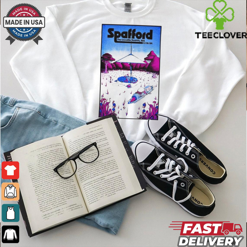 Official Spafford Seattle WA November 10 2024 Show Poster Shirt Official Spafford Seattle WA November 10 2024 Show Poster Shirt