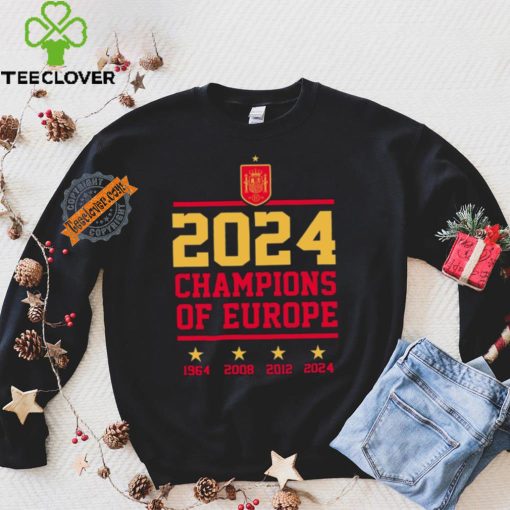 Official Spain Champions Of Europe Shirt Spain Euro 2024 Champions Shirt