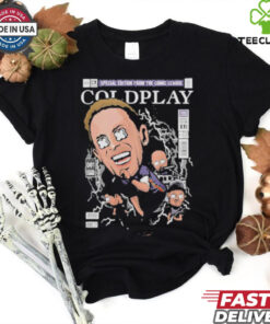 Official Special Edition From The Comic League Coldplay T shirt