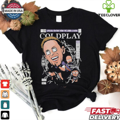 Official Special Edition From The Comic League Coldplay T shirt