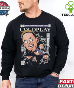 Official Special Edition From The Comic League Coldplay T shirt