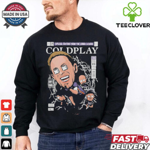 Official Special Edition From The Comic League Coldplay T shirt