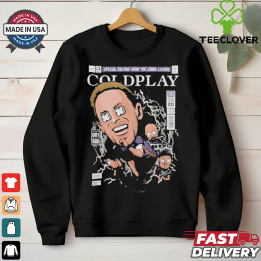 Official Special Edition From The Comic League Coldplay T shirt