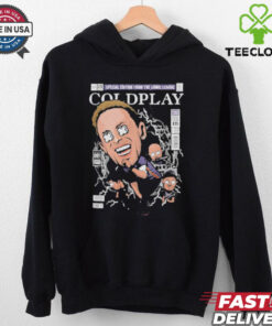 Official Special Edition From The Comic League Coldplay T shirt