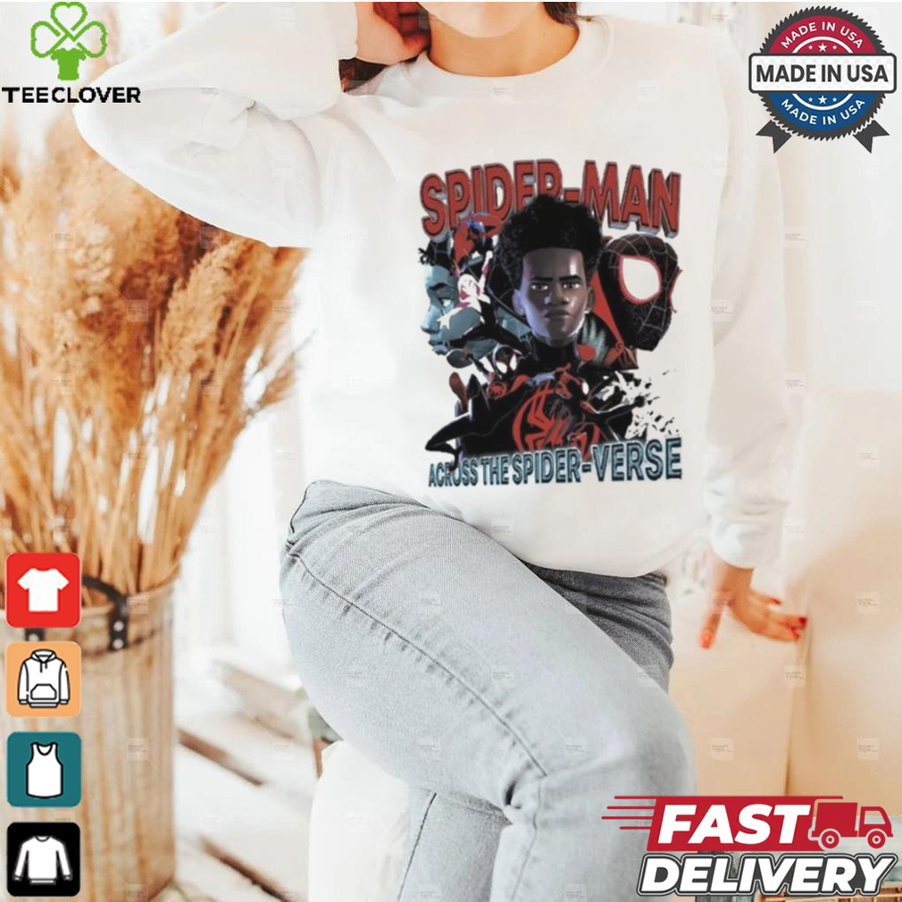 Official Spider man Across The Spider verse T shirt Official Spider man Across The Spider verse T shirt
