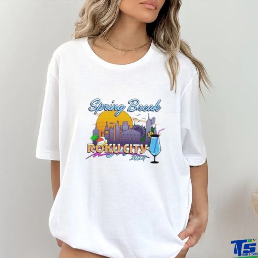 Official Spring Break Roku City T Shirt