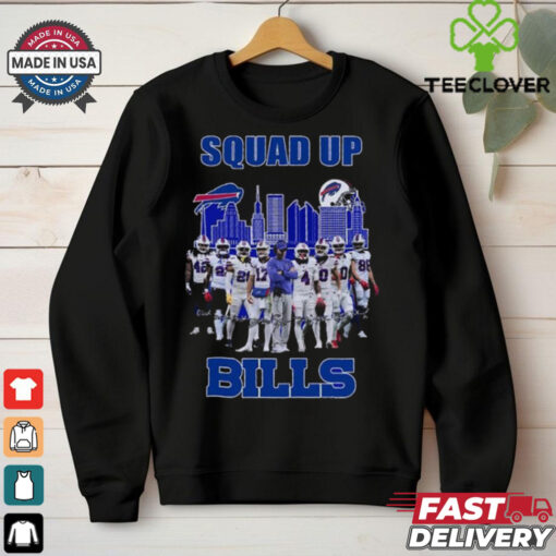 Official Squad Up Buffalo Bills 2024 Signatures Shirt