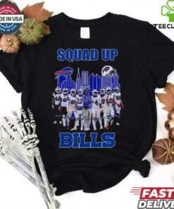 Official Squad Up Buffalo Bills 2024 Signatures Shirt