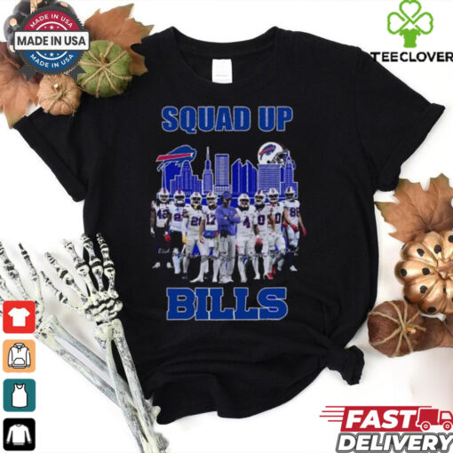 Official Squad Up Buffalo Bills 2024 Signatures Shirt