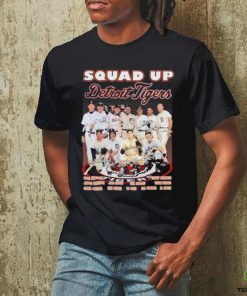 Official Squad Up Detroit Tigers Legends signatures shirt