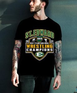 Official St Edward 2024 Div I Team and Dual Wrestling Champions shirt