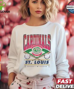 Official St. Louis Cardinals White Straight Shot 47 Franklin Fashion Shirt