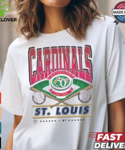 Official St. Louis Cardinals White Straight Shot 47 Franklin Fashion Shirt