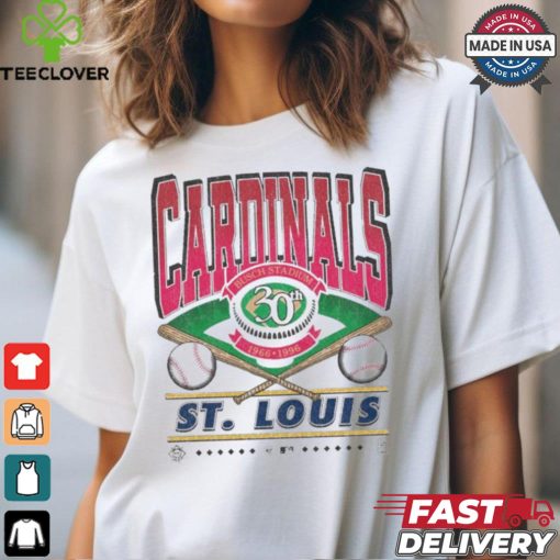 Official St. Louis Cardinals White Straight Shot 47 Franklin Fashion Shirt