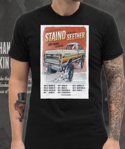 Official Staind Announces The Tailgate Tour 2024 Poster Shirt