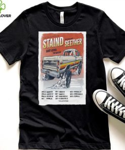 Official Staind Announces The Tailgate Tour 2024 Poster Shirt