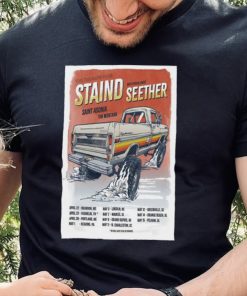 Official Staind Announces The Tailgate Tour 2024 Poster Shirt