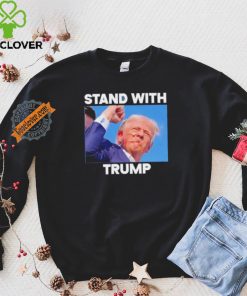 Official Stand With Trump Fight Gun Shot Fired Rally Shooting T Shirt
