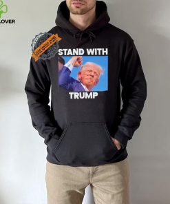 Official Stand With Trump Fight Gun Shot Fired Rally Shooting T Shirt