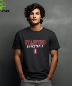 Official Stanford Cardinal Champion Basketball Stack Logo T Shirt