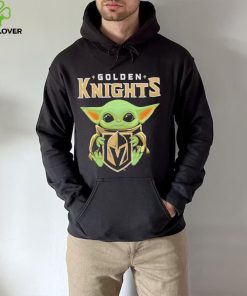 Official Star Wars Baby Yoda Hug Golden Knights 2021 T Shirt