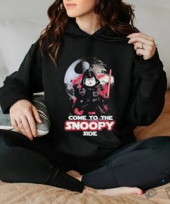 Official Star Wars Come To The Snoopy Side T Shirt