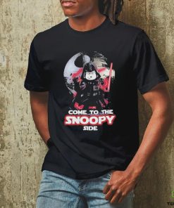 Official Star Wars Come To The Snoopy Side T Shirt