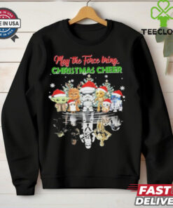 Official Star Wars May The Force Bring Christmas Cheer Sweatshirt 3 Official Star Wars May The Force Bring Christmas Cheer Sweatshirt